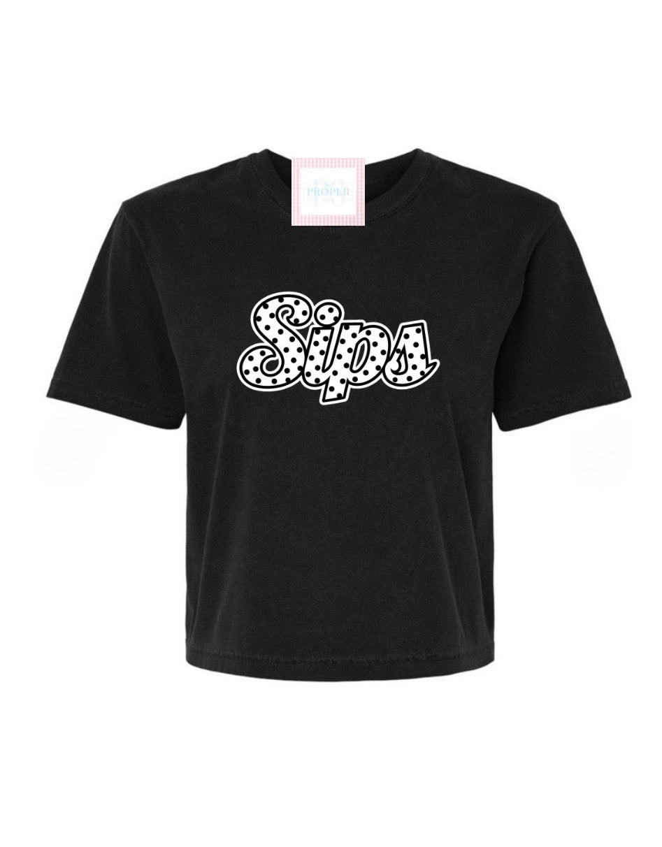 SIPS Polka Dot Crop
