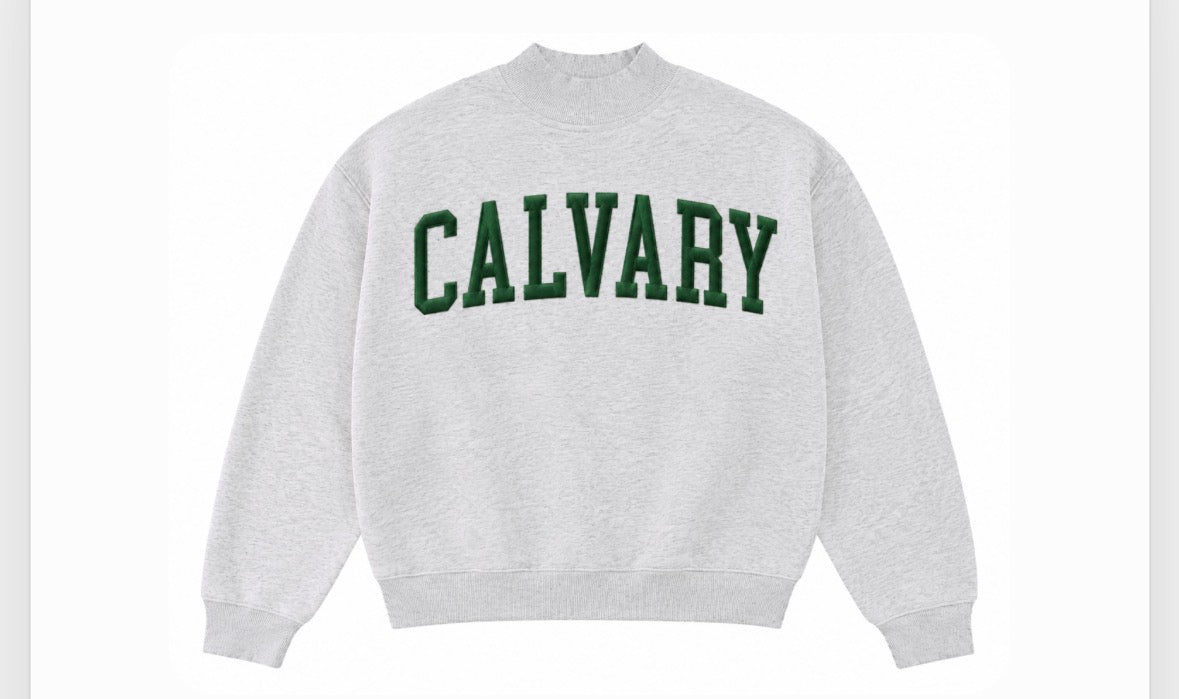 Calvary Mock Neck Oversized Sweatshirt