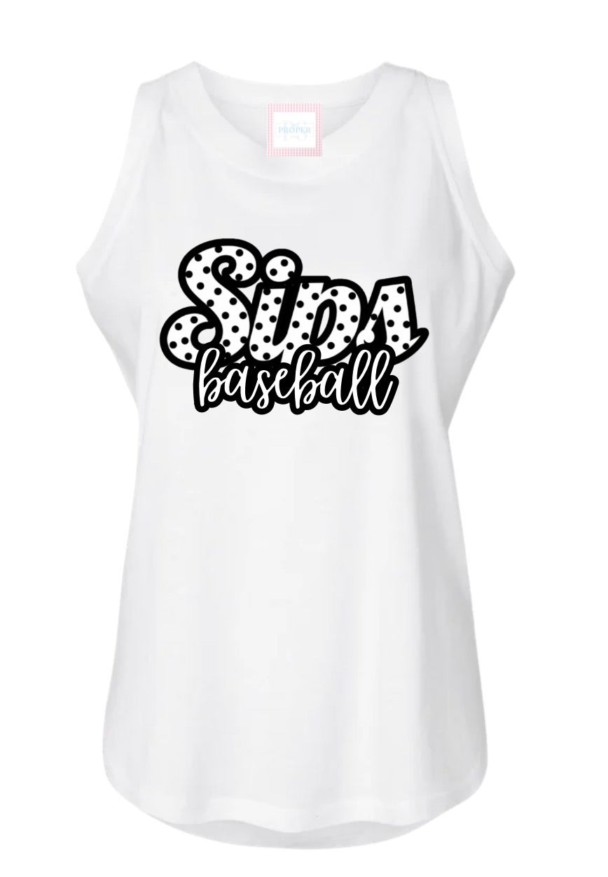 SIPS Baseball Women’s Tank