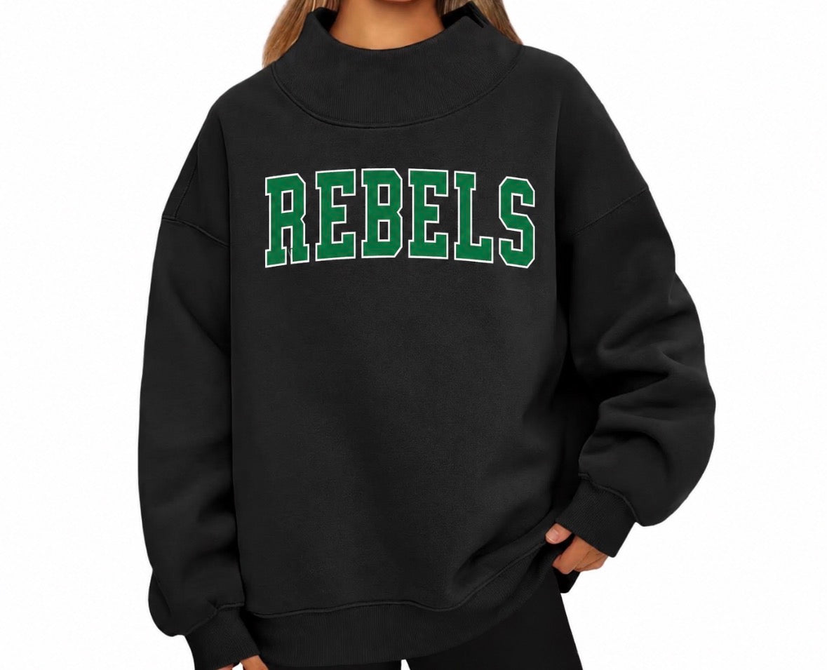 Black Rebels Mock Neck