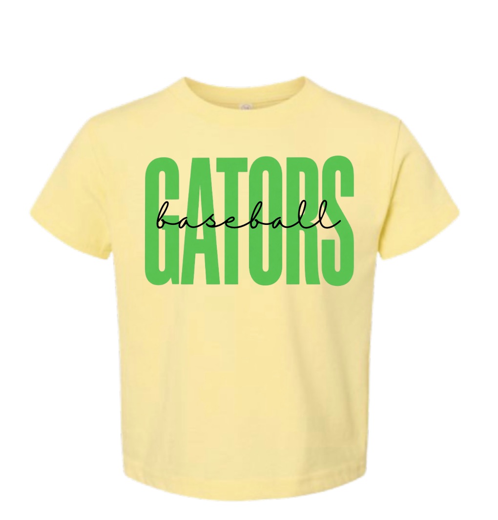 Gators Yellow Tee