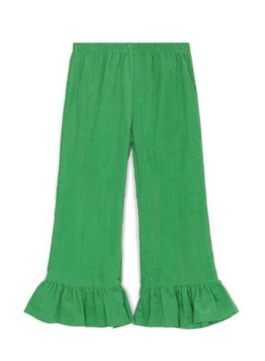 Girl’s Corduroy Ruffle Pants
