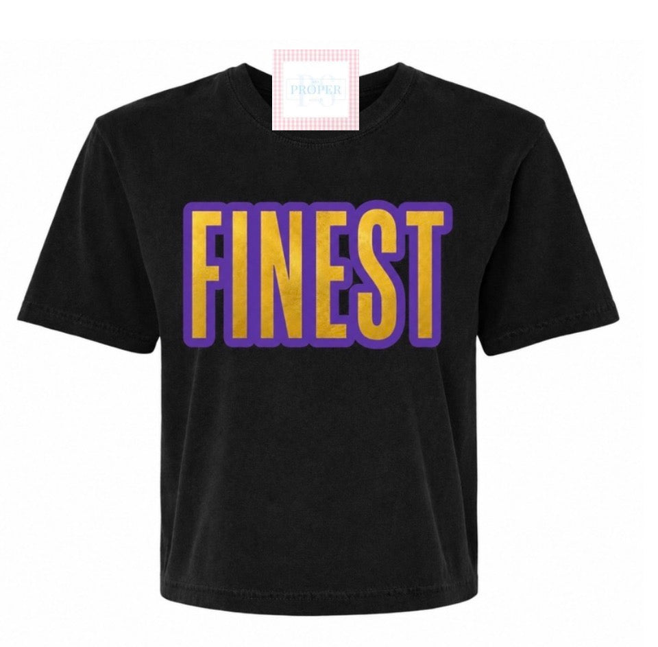 Metallic Finest Boxy Top - Comfrt Color