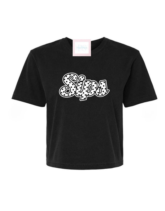 SIPS Polka Dot Crop