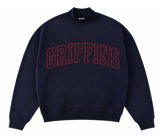 Griffins Mock Neck Oversized Sweatshirt - PRE ORDER