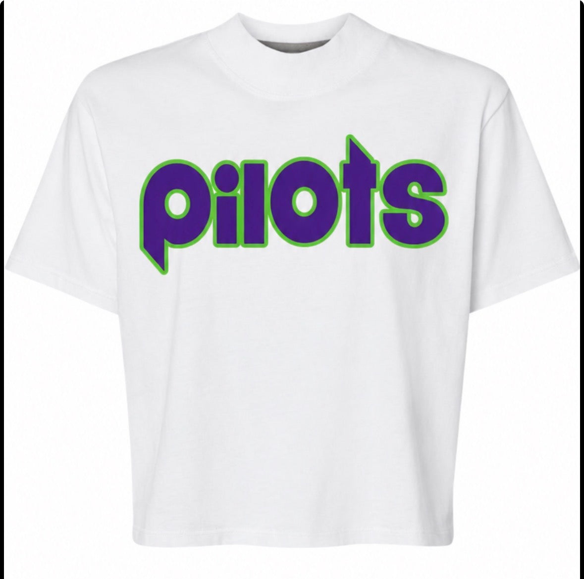 White Crop Women’s Pilots Tee