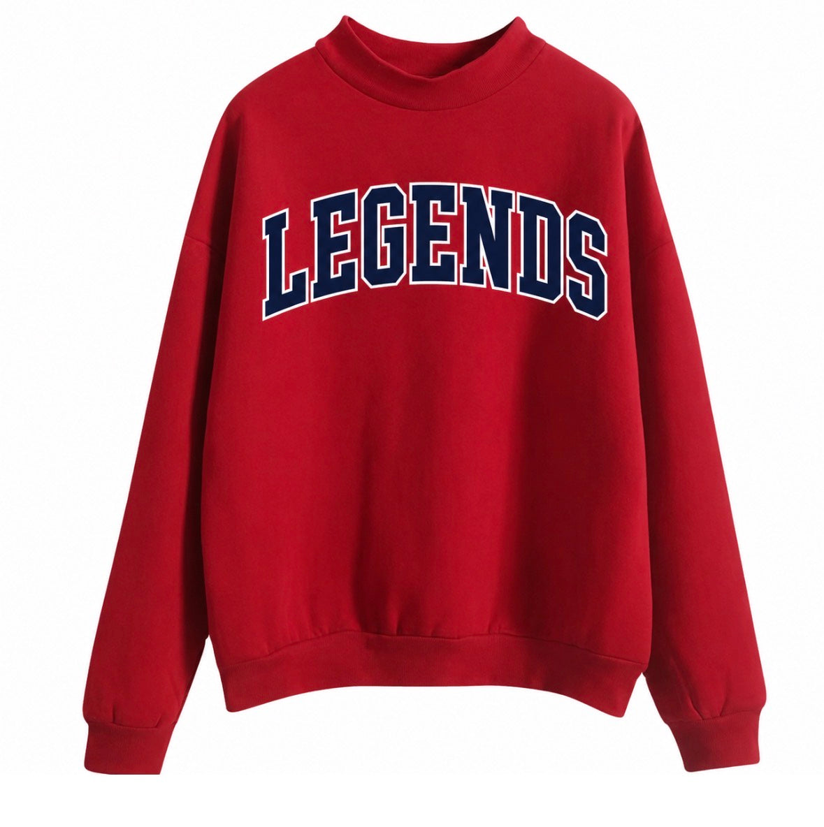 Red Mock Neck Legends