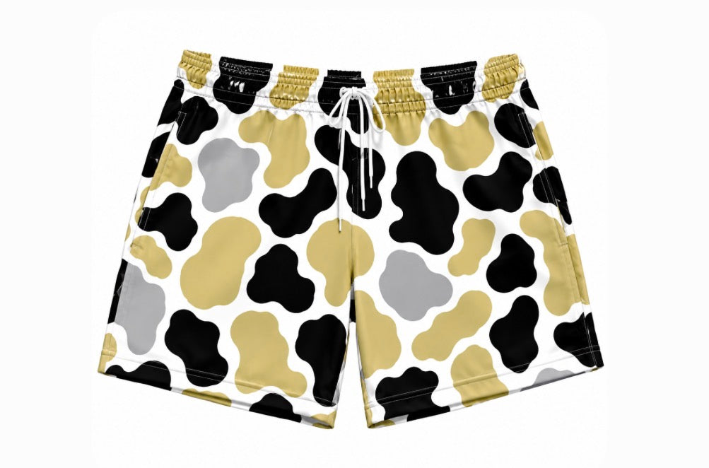 Black/Gold Camo Shorts