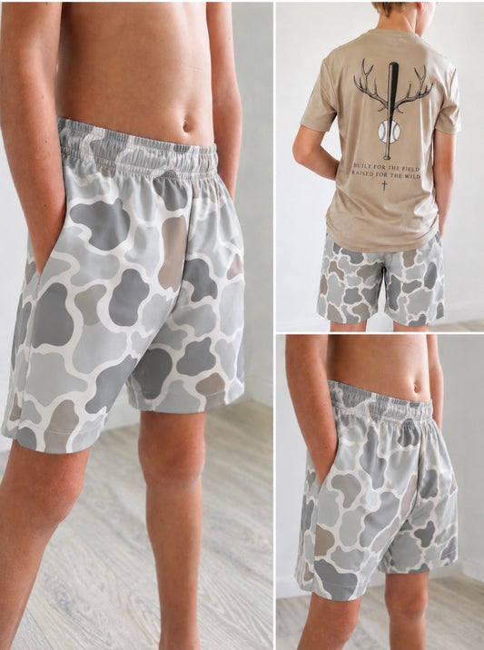 Back Road Camo Shorts