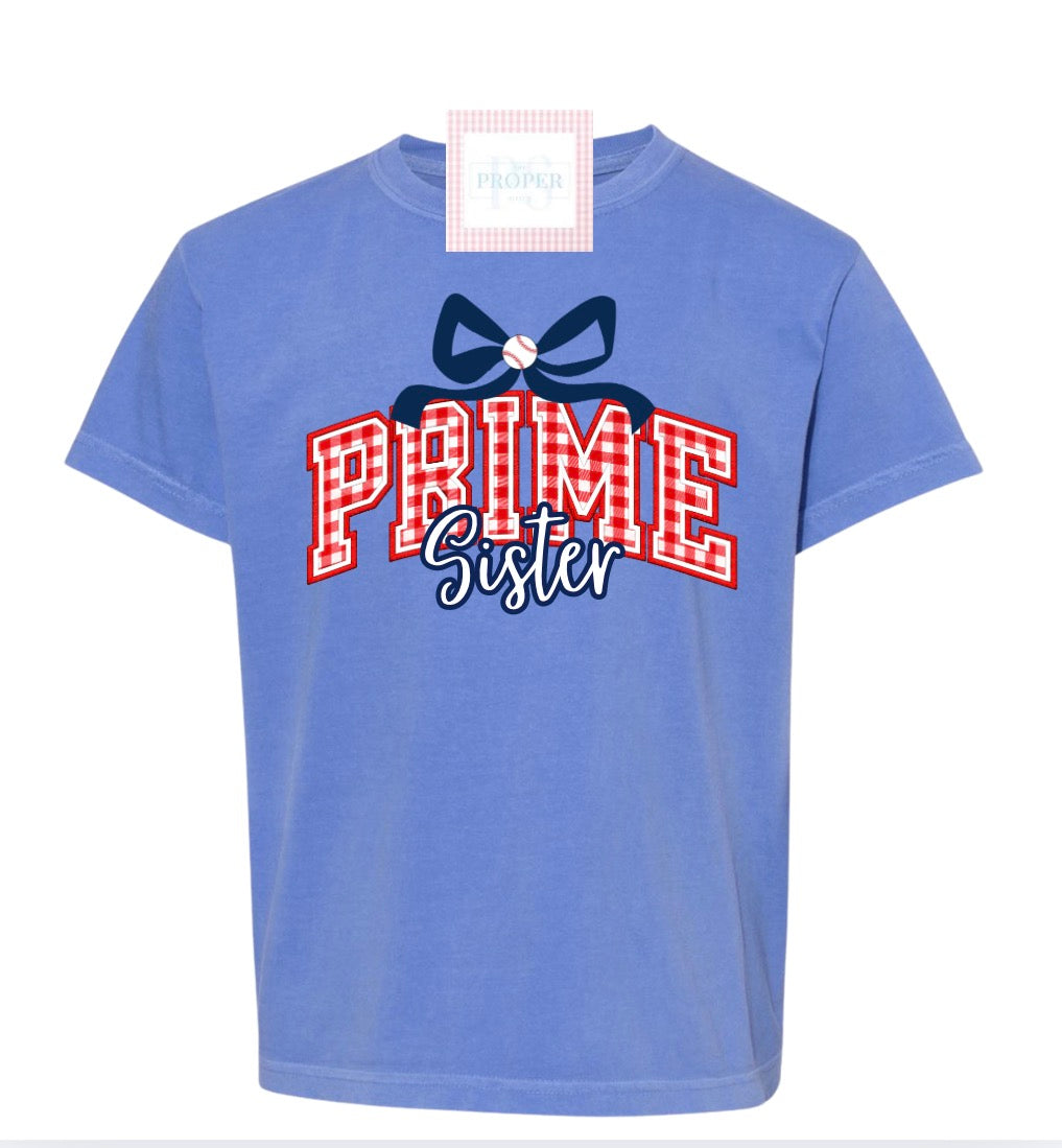 Prime Gingham Sister Tshirt