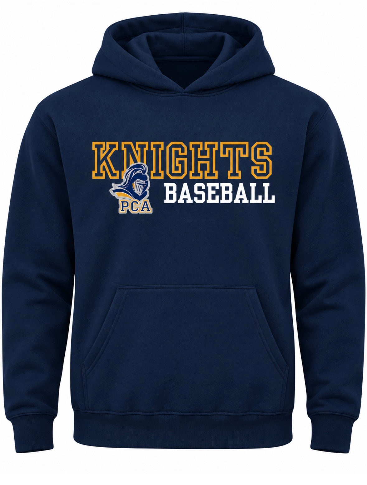 PCA Knights Baseball hooded Sweatshirt