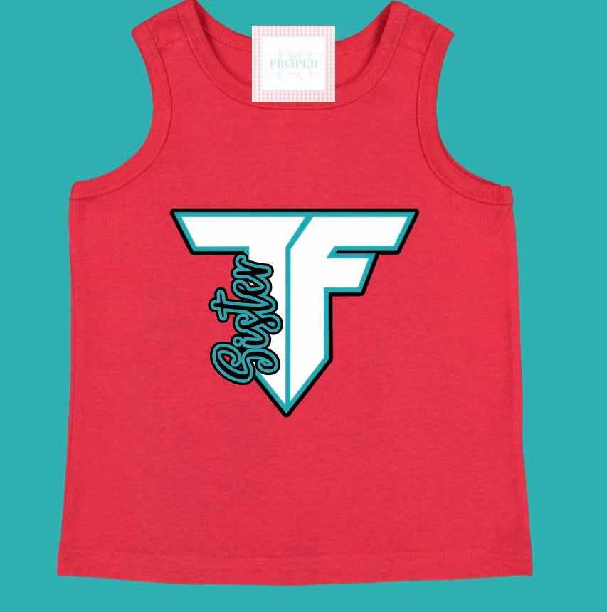 TF Sisters Red Tank