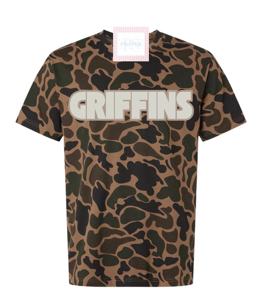 Duck Camo Griffins Premium Tshirt