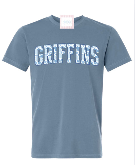 Slate Camo Griffins Premium Tshirt