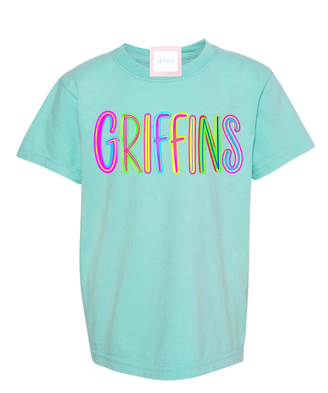 Youth Griffins Neon Comfort Color