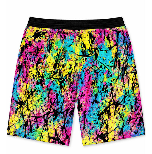 Cross Paint Splatter Shorts Pre-Order
