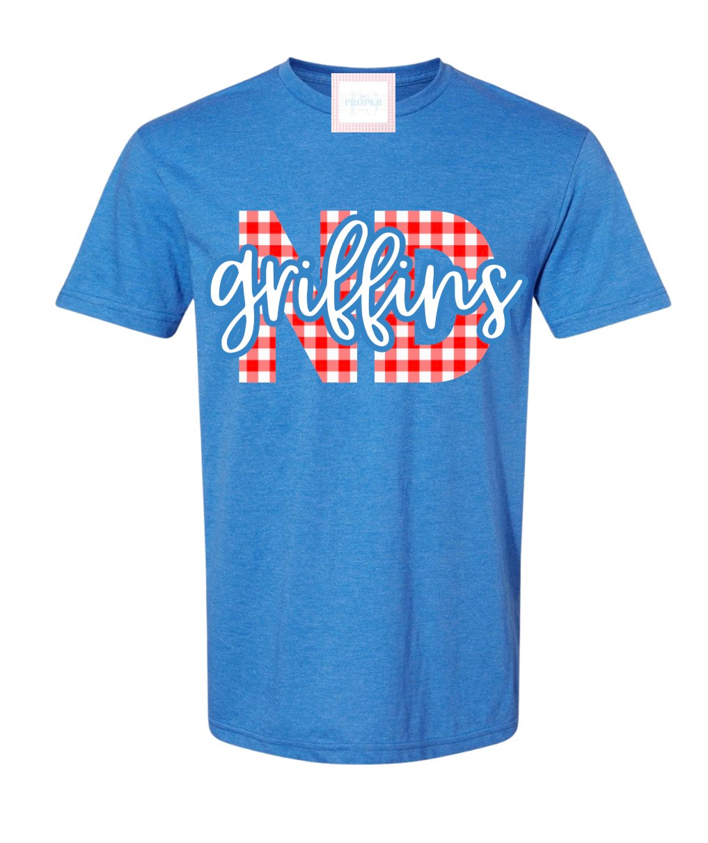 ND Gingham Script