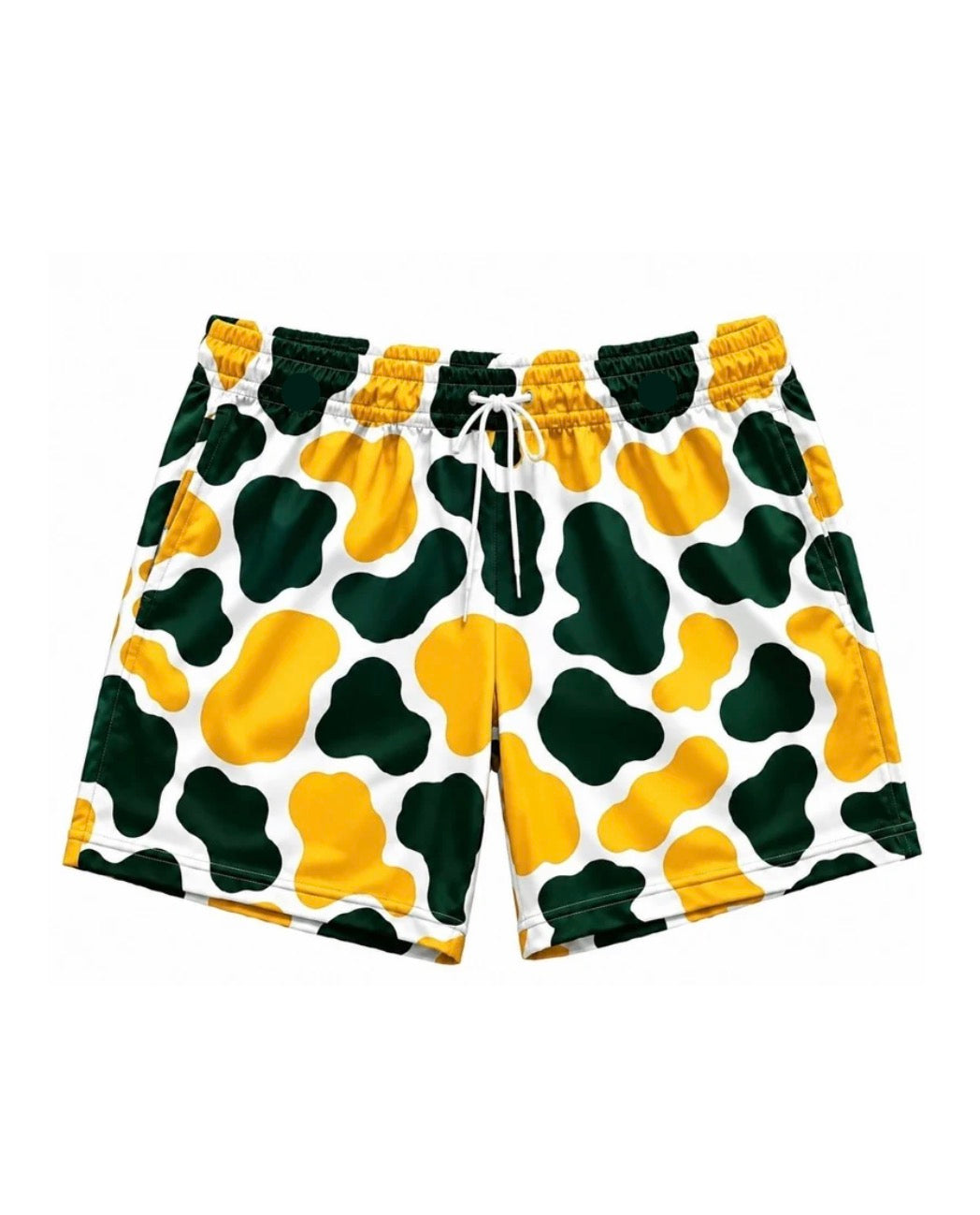 Green/Yellow Camo Shorts