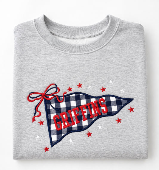 Griffins Pendant Embroidered Sweatshirt
