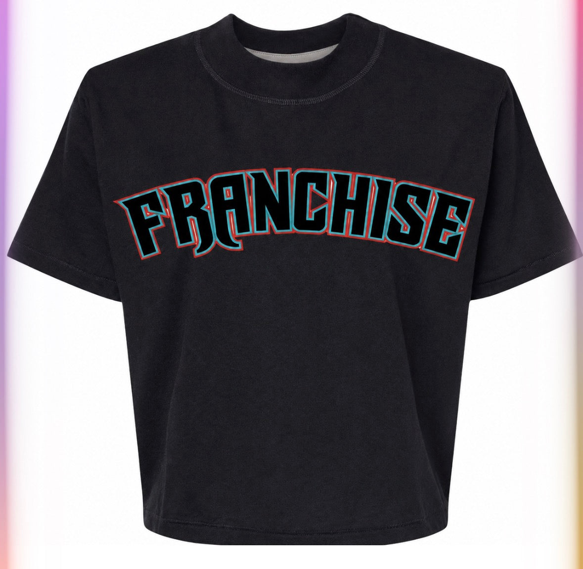 Black Crop Women’s Franchise Tee