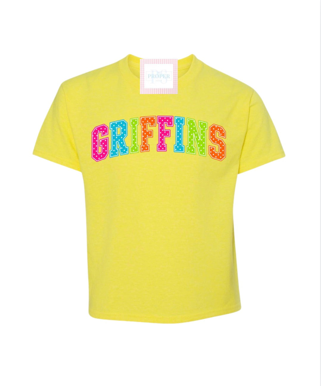 Youth Griffins Neon Polka Dots