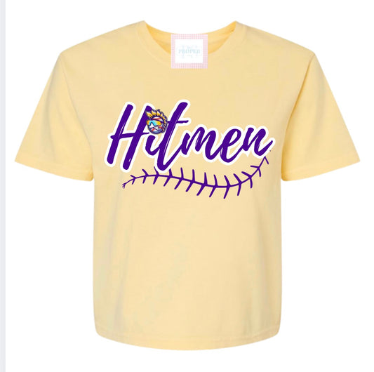 Hitmen Comfort Colors Boxy Crop - Yellow