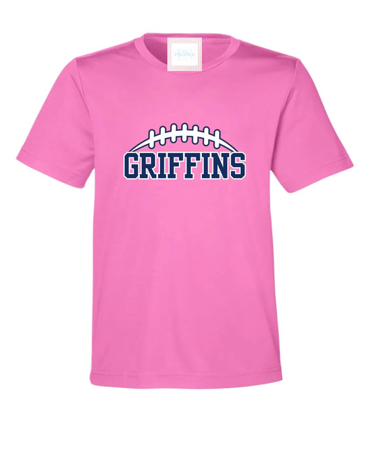 ND Pink Football Logo Design