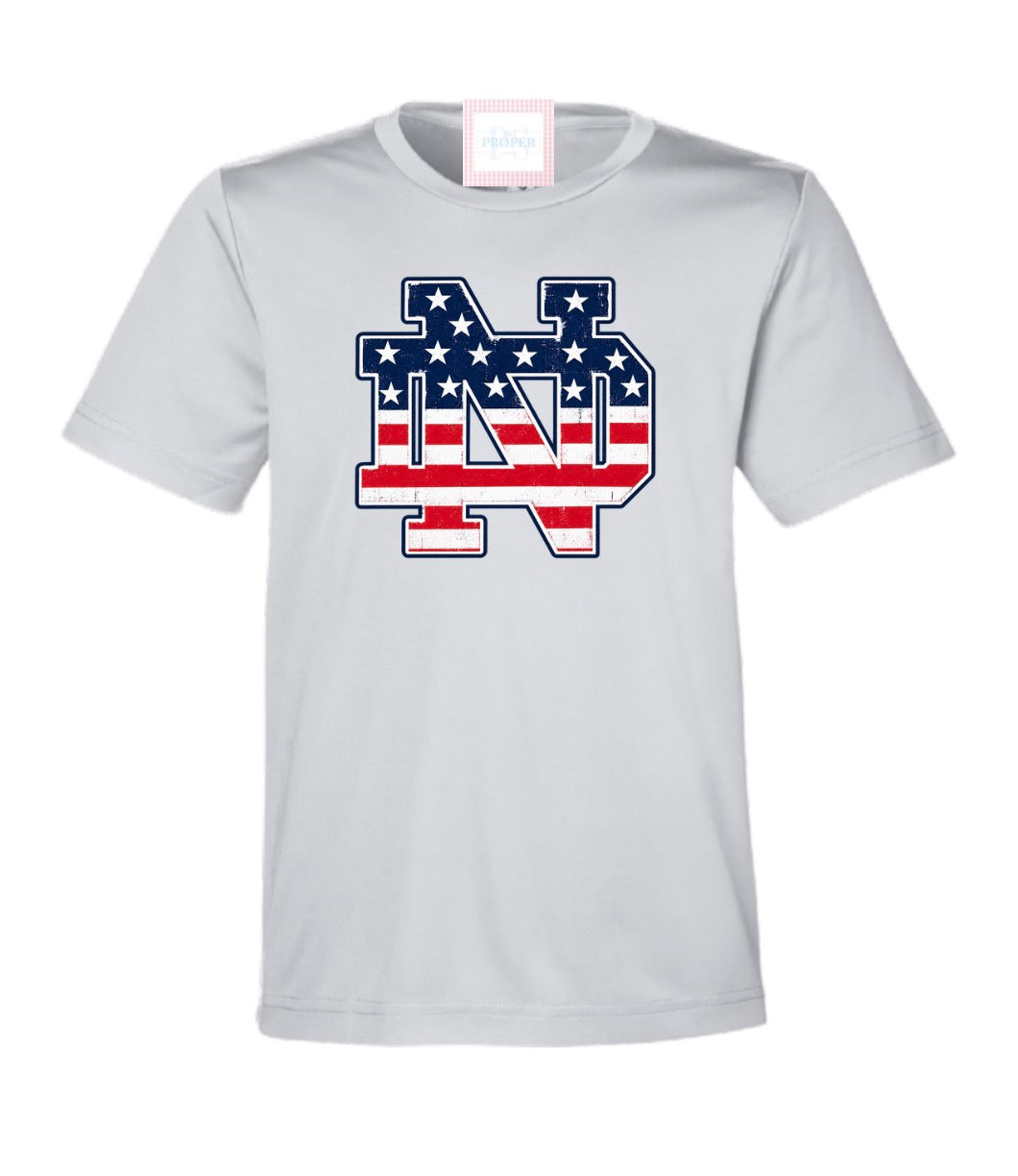 ND Patriotic Logo Drifit