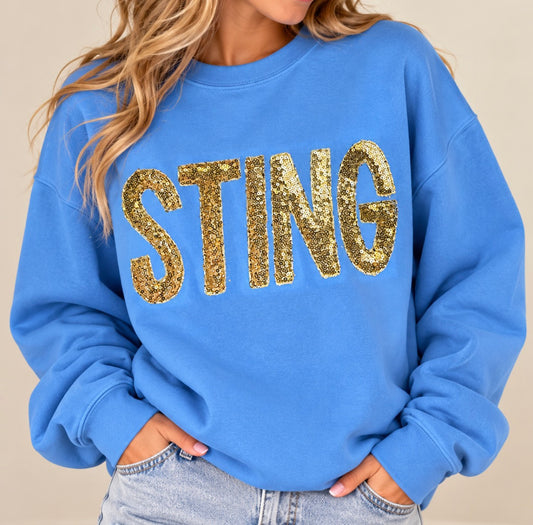 Sting Sequin Appliqué Sweatshirt