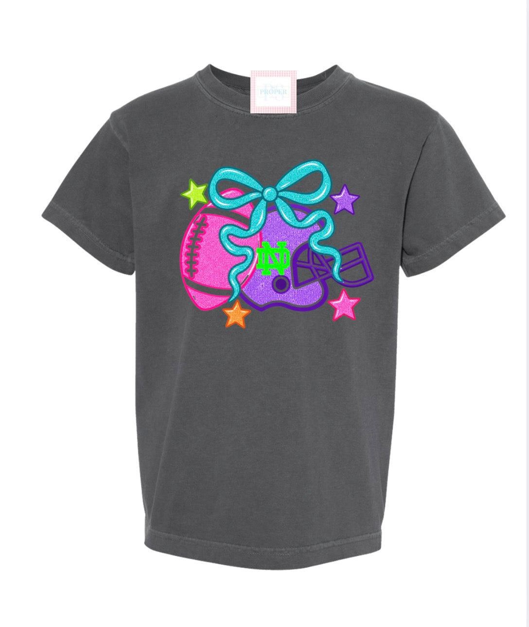 Youth Football Neon Comfort Color