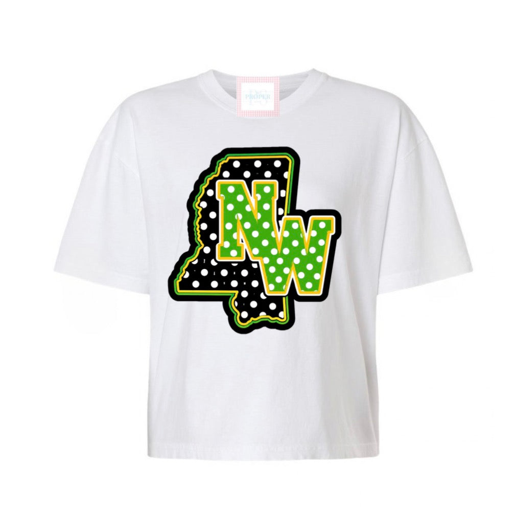 Gators Logo Polka Dot Crop